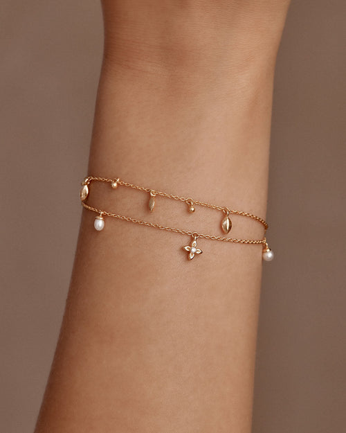 Yellow Gold Vermeil Live in Grace Bracelet