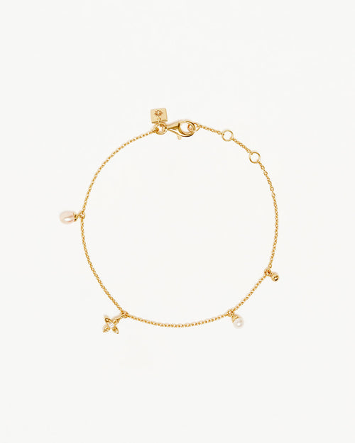 Yellow Gold Vermeil Live in Peace Bracelet