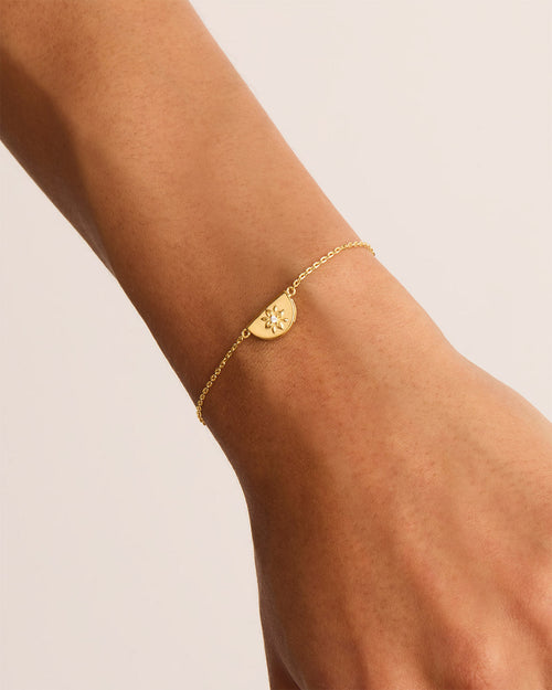 Yellow Gold Vermeil Lotus Bracelet