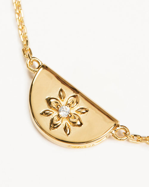Yellow Gold Vermeil Lotus Bracelet