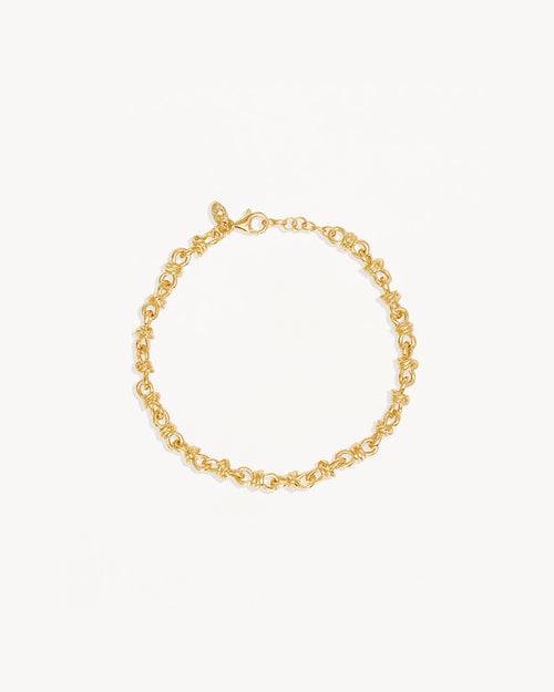 Yellow Gold Vermeil Entwined Bracelet