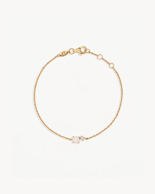 Yellow Gold Vermeil Serenely Yours Pearl Bracelet