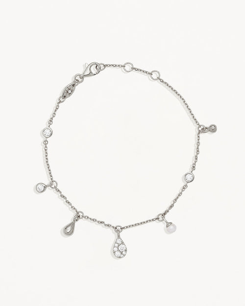 White Gold Vermeil Ocean Mist Bracelet