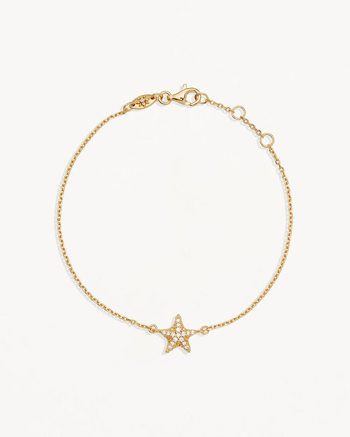 Yellow Gold Vermeil By the Sea Starfish Bracelet