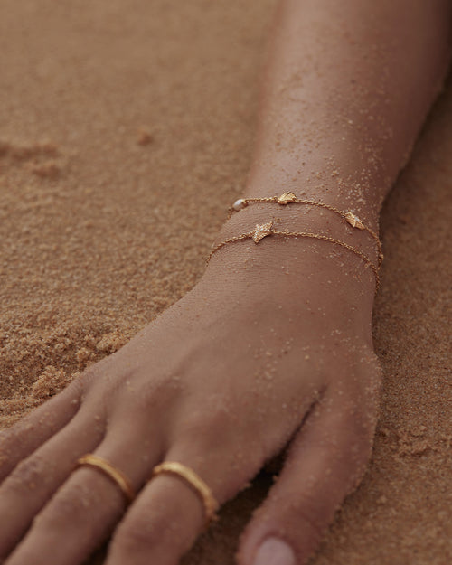 Yellow Gold Vermeil By the Sea Starfish Bracelet