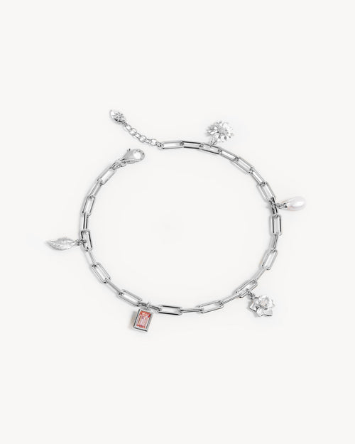 White Gold Vermeil Bloom With Grace Bracelet