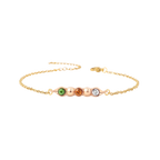 Peas in a Pod Birthstone Bracelet