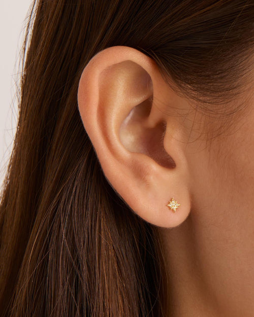 Yellow Gold Vermeil Starlight Earrings