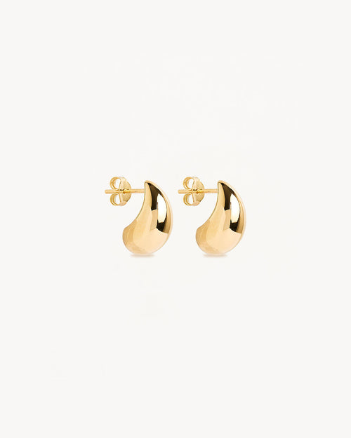 Yellow Gold Vermeil Made of Magic Small Earrings