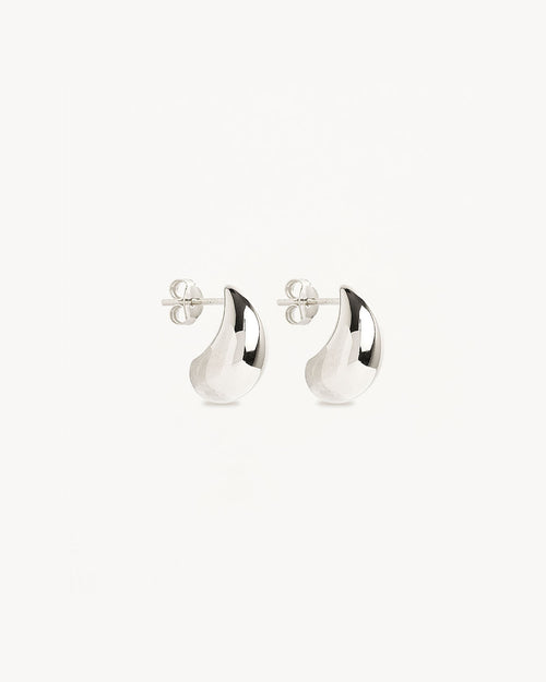 White Gold Vermeil Made of Magic Small Earrings