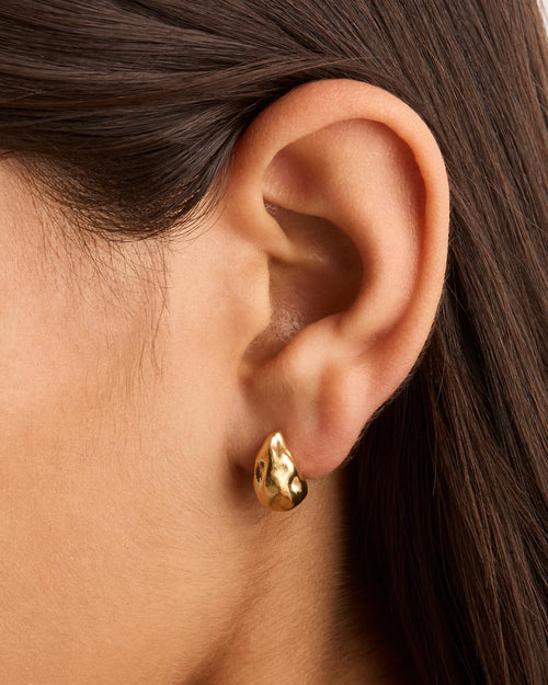 Yellow Gold Vermeil Wild Heart Small Earrings