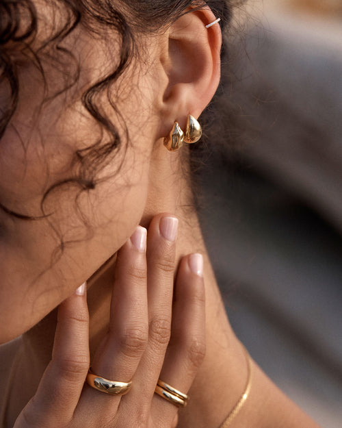 Yellow Gold Vermeil Wild Heart Small Earrings