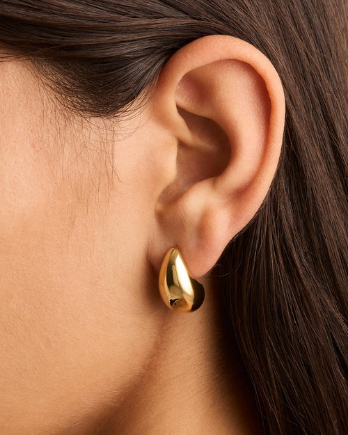 Yellow Gold Vermeil Made of Magic Large Earrings