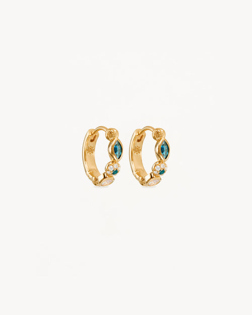Yellow Gold Vermeil Protection of Eye Hoops