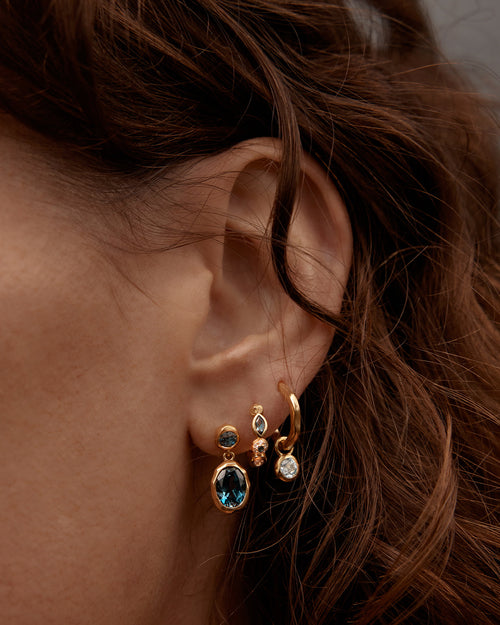Yellow Gold Vermeil Infinite Skies Hoops