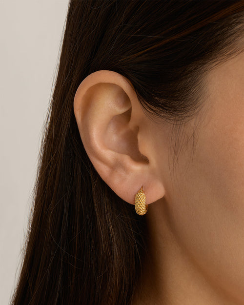 Yellow Gold Vermeil Day Dreamer Hoops