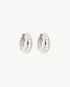 White Gold Vermeil Magic of You Hoops