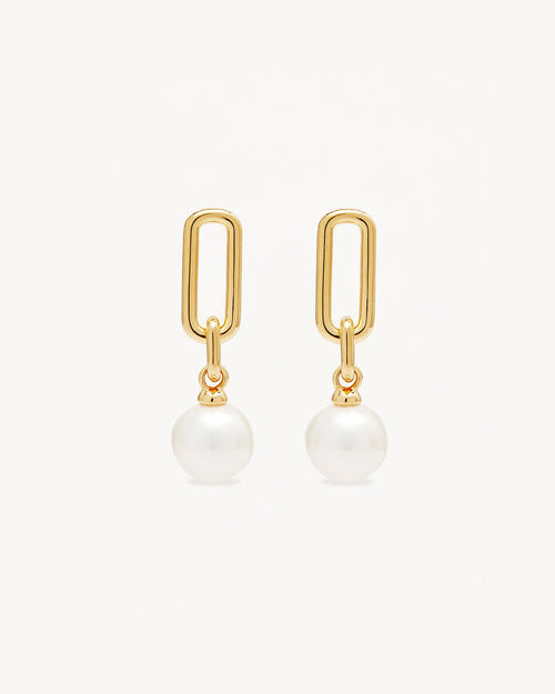 Yellow Gold Vermeil New Beginnings Drop Earrings