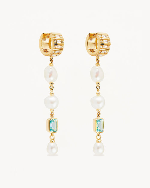 Yellow Gold Vermeil Follow Your Dreams Hoops