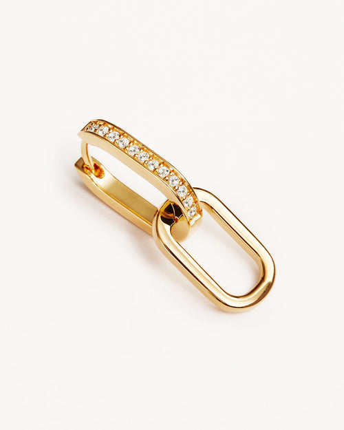 Yellow Gold Vermeil Connect Deeply Hoops