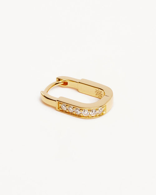 Yellow Gold Vermeil Connection Hoops
