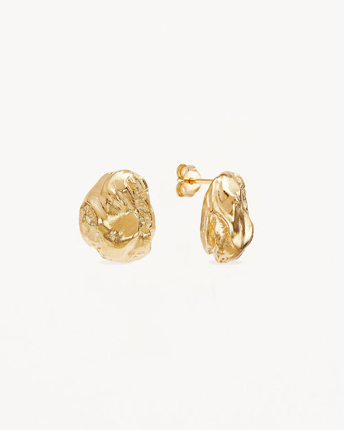 Yellow Gold Vermeil Drift Drop Earrings