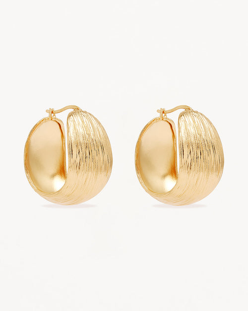 Gold Plated A Place to Dream Hoops