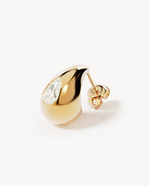 Yellow Gold Vermeil Dewdrop Small Earrings