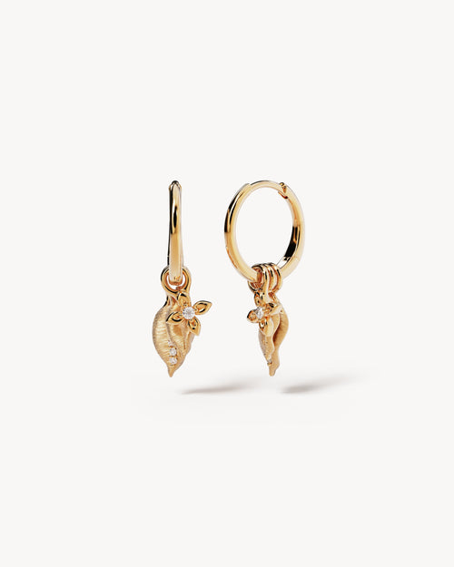 Yellow Gold Vermeil Begin Again Hoops