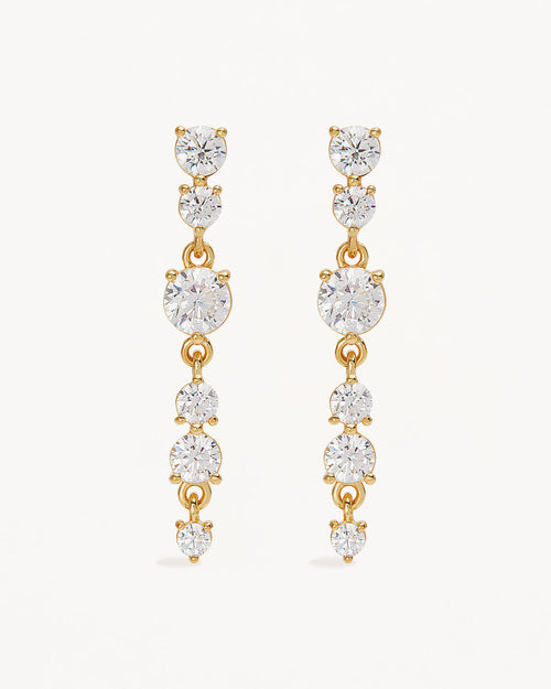 Yellow Gold Vermeil Forever Yours Drop Earrings