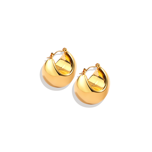 Sculpted Hoop Earrings