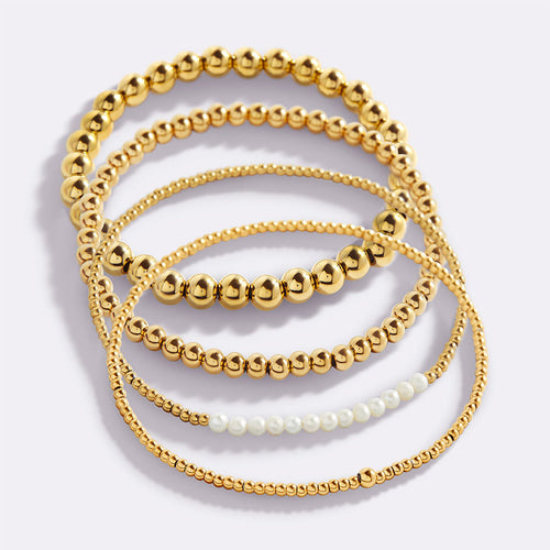 Everyday Pearl Bracelet Stacking Set
