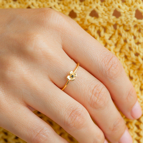 Dainty Floral Statement Ring