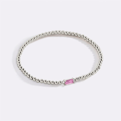 Beaded Birthstone Bracelet
