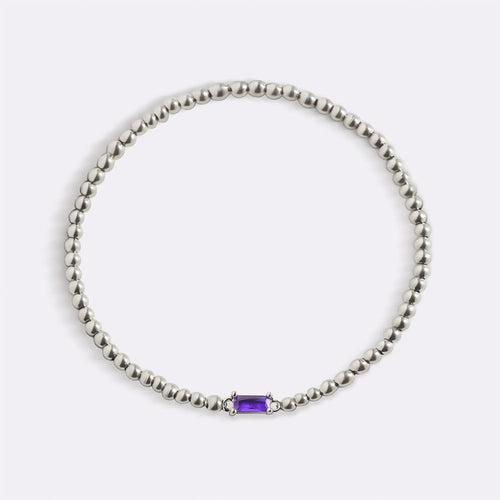 Beaded Birthstone Bracelet