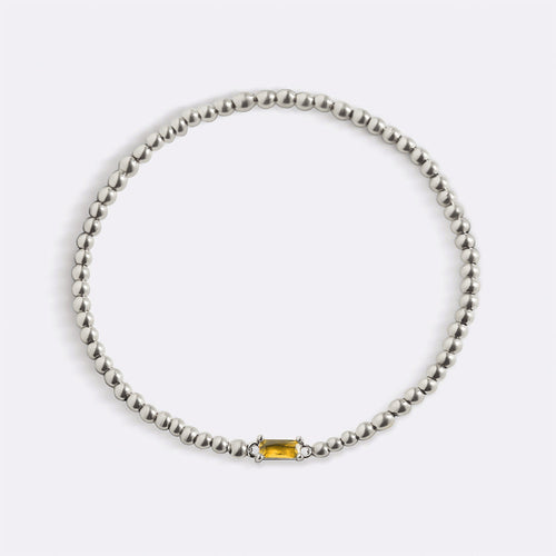 Beaded Birthstone Bracelet