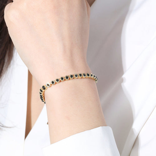 Black Gemstone Bracelet