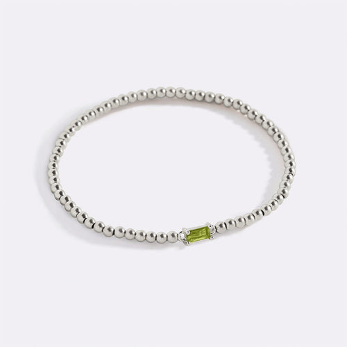 Beaded Birthstone Bracelet