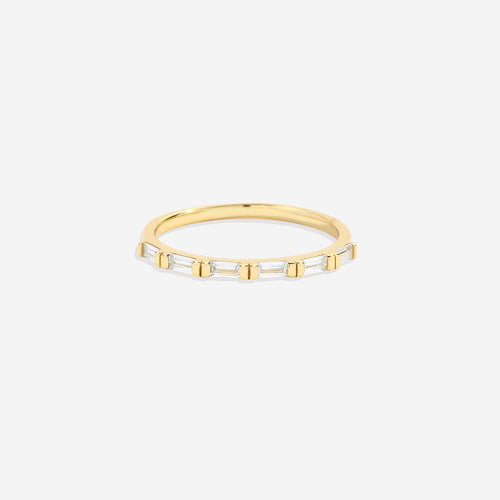 Baguette White Diamond Ring