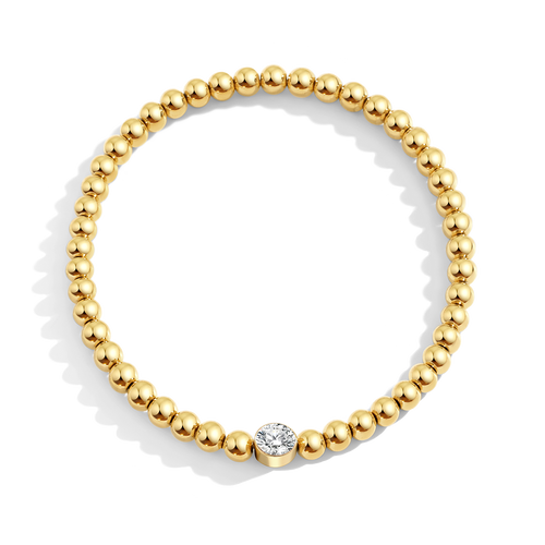 Beaded Bubble Birthstone Bracelet