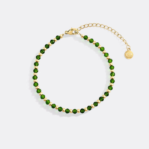 Birthstone and Bead Bracelet