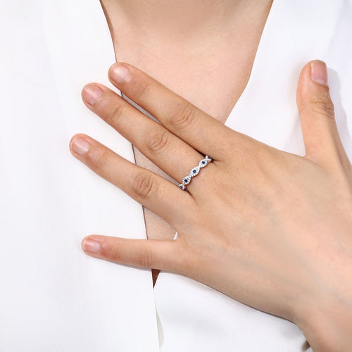Pave Evil Eye Ring