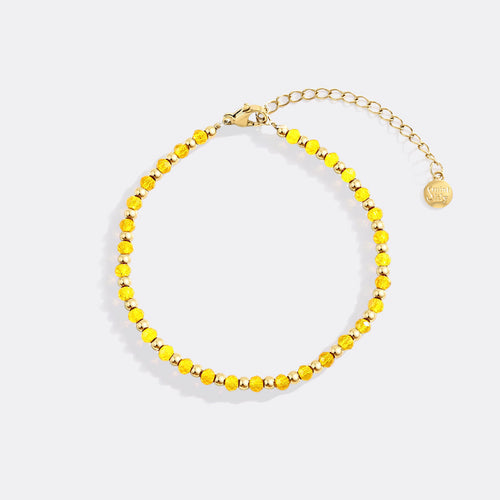 Birthstone and Bead Bracelet