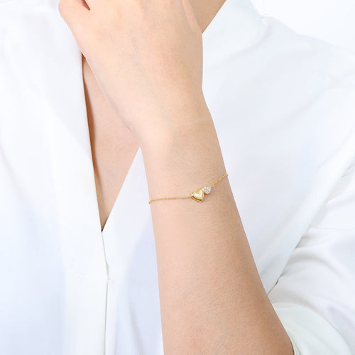 Heart Pave Bracelet