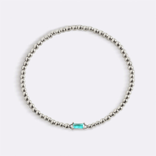 Beaded Birthstone Bracelet