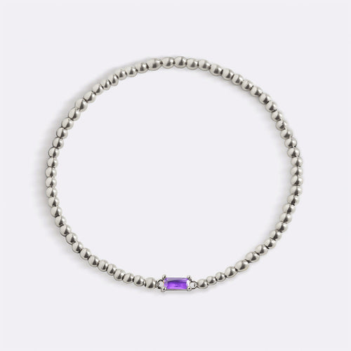 Beaded Birthstone Bracelet