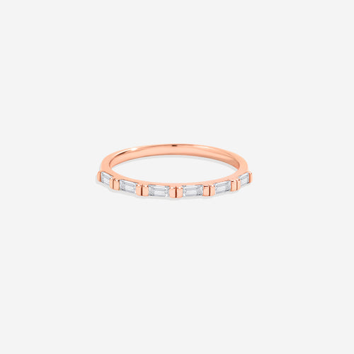 Baguette White Diamond Ring