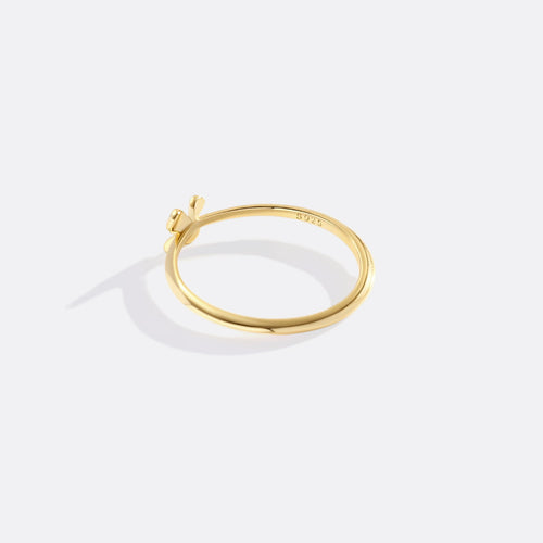 Dainty Floral Statement Ring