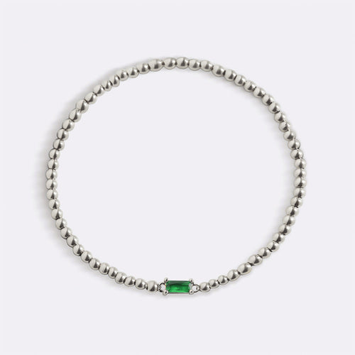 Beaded Birthstone Bracelet