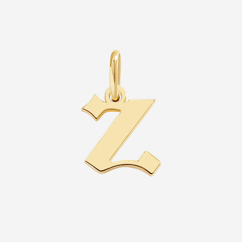 Old English Letter Charm
